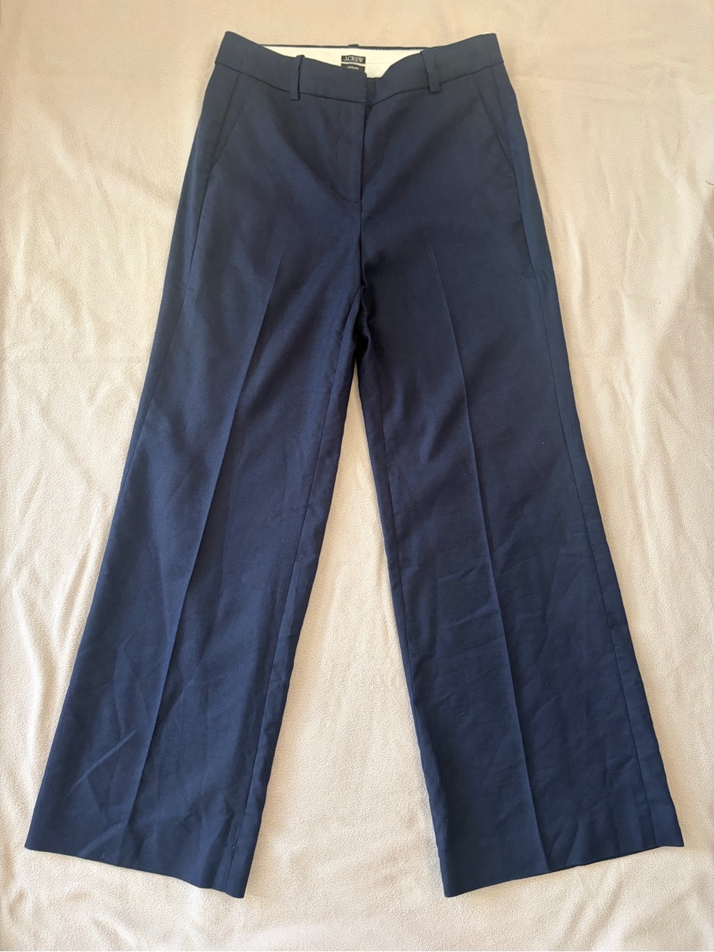 J. Crew Carolina Navy Linen Blend Pant